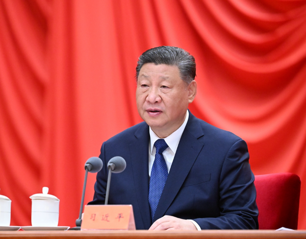 　　1月6日，中共中央总书记、国家主席、中央军委主席习近平在中国共产党第二十届中央纪律检查委员会第四次全体会议上发表重要讲话。新华社记者 谢环驰 摄