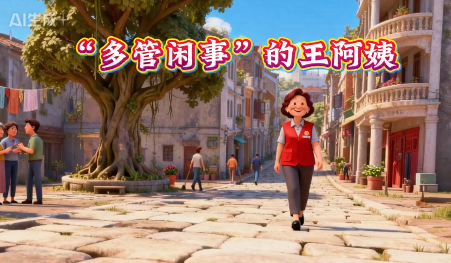 《“多管闲事”的王阿姨》